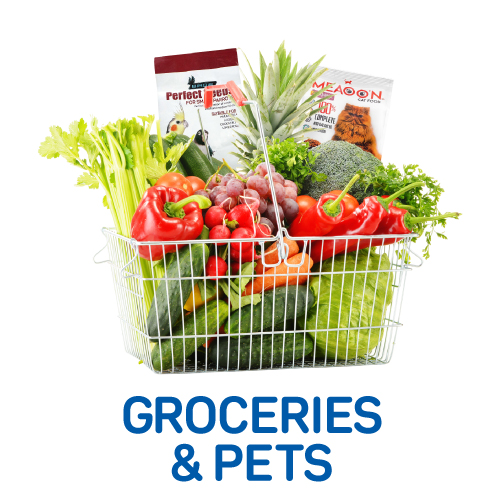 GROCERIES & PETS