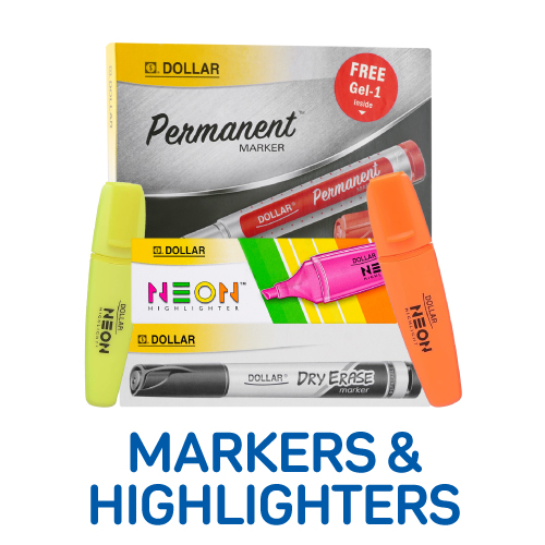 MARKERS & HIGHLIGHTERS