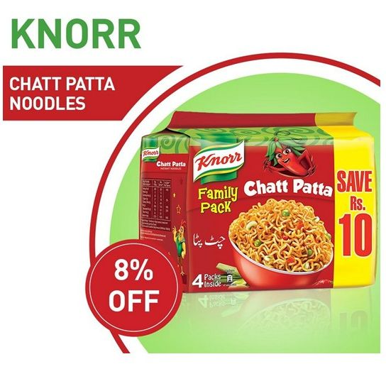 Knorr Chat Patta Noodles 61g 4in1