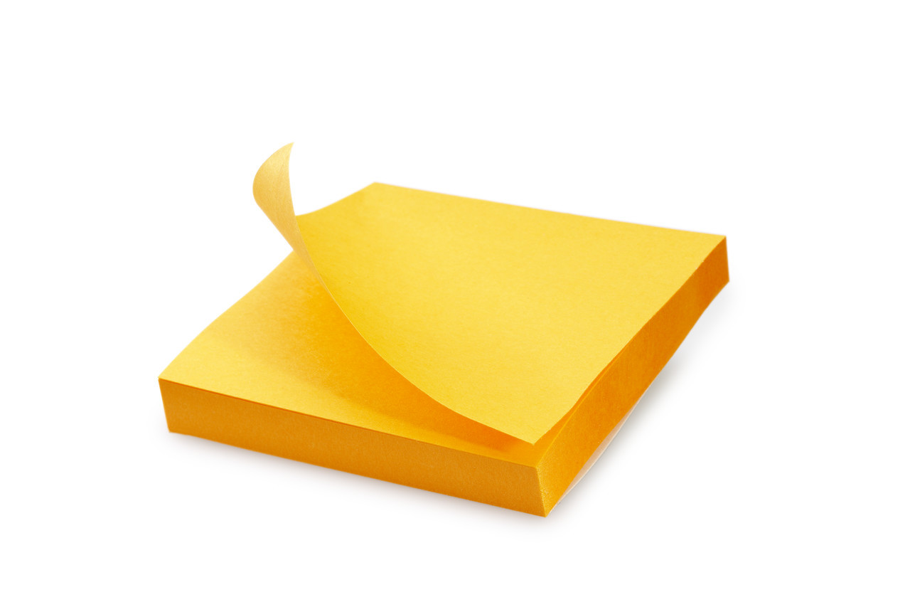 Sticky note pad,memo paper for school and office use,100 pieces in pack